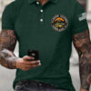Alligator Alcatraz Men's Polo Shirt Crocodile USA Flag Alligator Alcatraz Merch Gifts - Homegiftaura