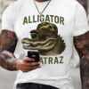 Alligator Alcatraz T-Shirt Crocodilian Trump MAGA Merch Alligator Alcatraz Shirts For Sale - Homegiftaura
