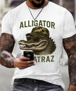 Alligator Alcatraz T-Shirt Crocodilian Trump MAGA Merch Alligator Alcatraz Shirts For Sale - Homegiftaura