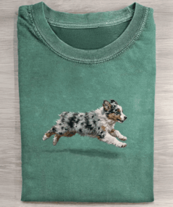 Australian Shepherd Running Shirt Funny Dog Apparel Gifts For Australian Shepherd Lovers - Homegiftaura