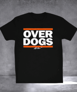 Bo Nix Overdogs T-Shirt Denver Broncos Merch Football Clothing Gifts For Bo Nix Lovers - Homegiftaura