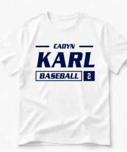 Cadyn Karl Baseball Shirt Cadyn Karl 2 Sports Merch Gift For Sports Enthusiasts - Homegiftaura