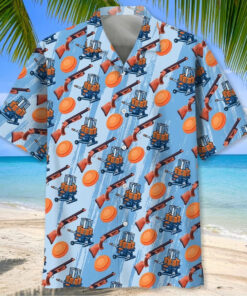 Clay Pigeon Shooting Hawaiian Shirt Shotgun And Clay Targets Aloha Shirt Gift For Game Day Mom - Homegiftaura