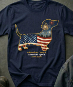 Dachshund America's 250th Freedom Crew Shirt Commemorative Merch Gift For Him - Homegiftaura