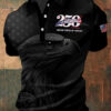 Eagle America 250th United States Polo Shirt Patriotic Merch Gift For Proud Americans - Homegiftaura