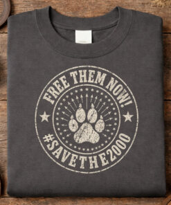Free Them Now T-Shirt 2 000 Beagles Merch Gift Ideas For Him - Homegiftaura