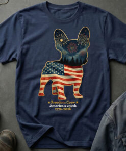 French Bulldog America's 250th T-Shirt Freedom Crew Merch Gift For Patriotic Fans - Homegiftaura