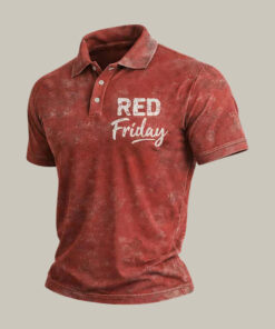 Red Friday Until They All Come Home Polo Shirt Red Friday Clothes Unique Gift For Father's Day - Homegiftaura