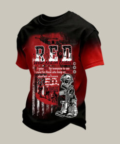Red Friday Until They All Come Home T-Shirt American Flag Shirt Gift For Supporters - Homegiftaura