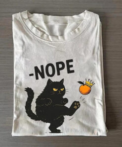 Retro No Kings Shirt Black Cat Resist T-shirt Anti-Trump Pro Democracy Political Merch Gift - Homegiftaura