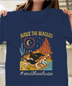 Save The Beagles End The Abuse Dogs T-Shirt Protect Dogs Animals Awareness Clothing - Homegiftaura