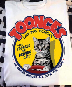 Toonces The Driving Cat T-Shirt Saturday Night Live Merch Gifts For Toonces Cat Lovers - Homegiftaura