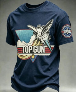 Top Gun Fighter Jet T-Shirt United States Fighter Weapons Shirt Gift For Sports Lover - Homegiftaura