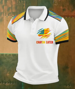 USMC Veteran Crayon Eaters Golf Polo Shirt Devil Dog Marine Corps Crayon Eaters Clothing - Homegiftaura