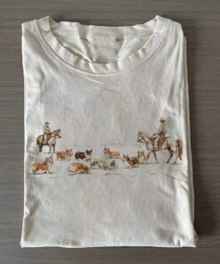 Western Corgi Roundup T-shirt Minimalist Casual Clothing Best Gift For Him - Homegiftaura