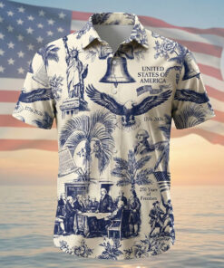 250 Years Of Freedom Hawaiian Shirt Proud American Anniversary Aloha Shirt Gift For Patriot