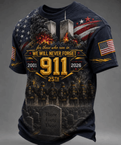 9 11 Patriot Day T-Shirt 2001 2026 Remembrance Apparel Gifts For Husband