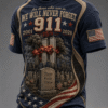 9 11 Patriot Day T-Shirt 25th Anniversary Memorial Clothing Gift Ideas For Him