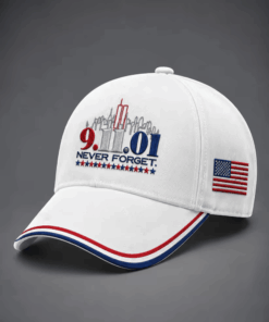 9 11 We Will Never Forget Baseball Hat 25th Anniversary Memorial Cap Patriotic Gift Ideas
