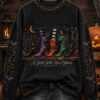 A Girls Gotta Have Options Sweatshirt Witch Boots Halloween Merch Gift Ideas For Mom