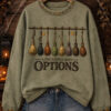 A Girls Gotta Have Options Sweatshirt Witch Broomstick Halloween Clothing Great Gifts For Her