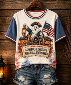 A Joyful And Exciting Historical T-Shirt Patriotic Apparel Halloween Gifts For Her
