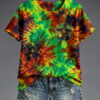 A Wee Bit Wicked Tie Dye T-Shirt Halloween Witch Womens Clothes Gifts For Best Friend