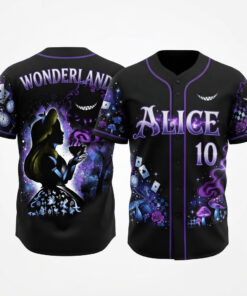 Alice Halloween Baseball Jersey Alice Merch Useful Gift For Husband