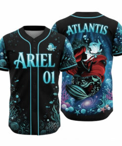Ariel Halloween Baseball Jersey Ariel Merch Good Gifts For Husband