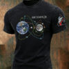 Artemis II Mission Map T-Shirt Earth to Moon Orbit Clothing Gift For Space Lovers - Homegiftaura