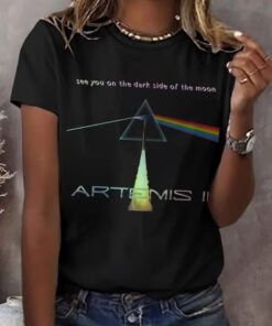 Artemis II NASA Space Mission 2026 Shirt See You On The Dark Side Of The Moon Merh Gift Ideas - Homegiftaura