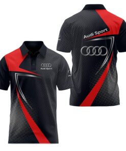 Audi Sport Merch Audi Racing Polo Shirt Race Car Driver Christmas Gifts