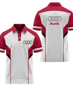 Audi Sport Merch Audi Sport Racing Polo Shirt Unique Car Racing Christmas Gifts