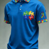 Autism Awareness Polo Shirt God Makes All The Pieces Fit Merch Gift Ideas - Homegiftaura