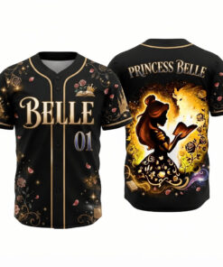Belle Halloween Baseball Jersey Belle Merch Unique Gifts For Fans