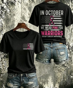 Alternative view of Breast Cancer Awareness Merch In October We Wear Pink T-Shirt Pink Warrior Gifts