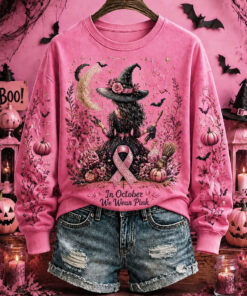 Breast Cancer Awareness Month 2026 Merch In October We Wear Pink Sweatshirt Gifts For Her