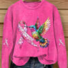Breast Cancer Awareness Sweatshirt Breast Cancer Pink Ribbon Hope And Strength Shirts - Homegiftaura