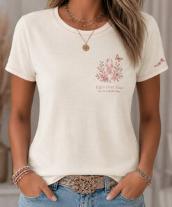 Breast Cancer Awareness T-Shirt Breast Cancer Awareness Casual Tees For Women - Homegiftaura