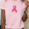 Breast Cancer Awareness T-Shirt Breast Cancer Awareness Statement Tees For Women - Homegiftaura