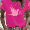 Breast Cancer Awareness T-Shirt Breast Cancer Strong Tee For Women - Homegiftaura