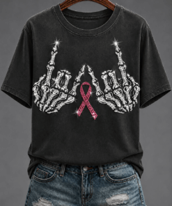 Breast Cancer Awareness T-Shirt Breast Cancer Strong Woman Tee - Homegiftaura