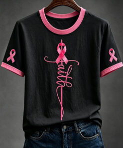 Breast Cancer Awareness T-Shirt Breast Cancer Strong Woman Tee Gift - Homegiftaura