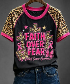 Breast Cancer Awareness T-Shirt Breast Cancer Support Shirt For Female Friends - Homegiftaura