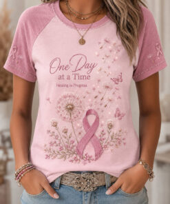 Breast Cancer Awareness T-Shirt Breast Pink Ribbon Love Support Awareness Shirts - Homegiftaura