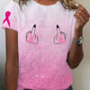 Breast Cancer Awareness T-Shirt Have Enough Middle Fingers For You Clothes Gift For Bestie - Homegiftaura