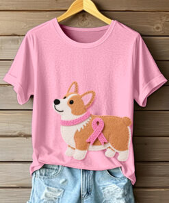 Breast Cancer Awareness T-Shirt Pink Ribbon Breast Cancer Shirt For Moms - Homegiftaura