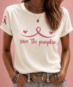 Breast Cancer Awareness T-Shirt Pink Ribbon Fight Shirt For Women - Homegiftaura