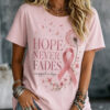Breast Cancer Awareness T-Shirt Stand Strong Pink Ribbon Shirts For Her - Homegiftaura
