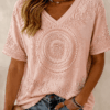 Breast Cancer Awareness V-Neck Shirt Pink Ribbon Awareness Apparel For Her - Homegiftaura